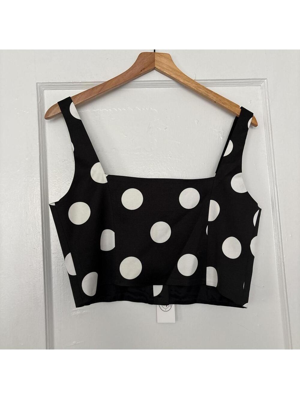 G. Label Women's Black Crop-top - Picture 3 of 3